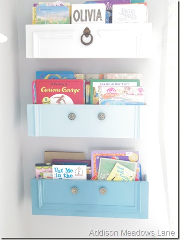 Make A Bookshelf From A Dresser Drawer Addison Meadows Lane