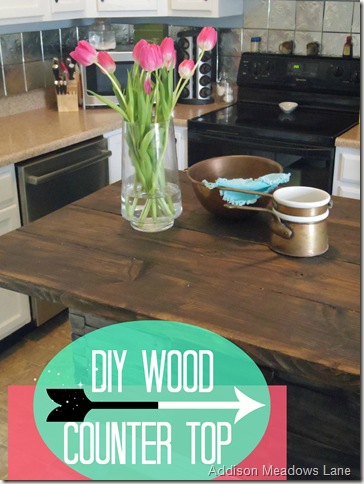 DIY Wood Countertop