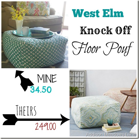 West elm hotsell floor cushions