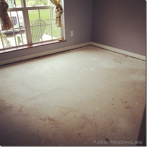 concrete floor