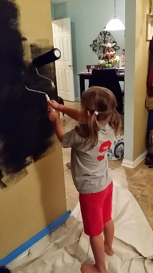 zoe painting wall