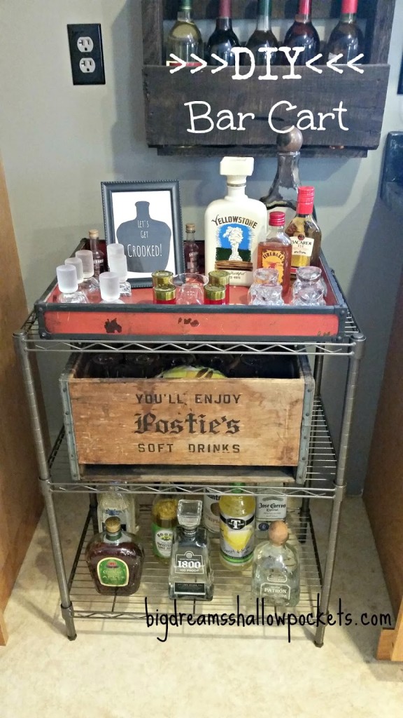 DIY bar cart 1