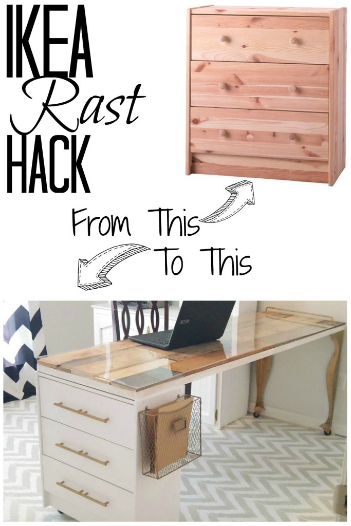 DIY Craft Table with Storage - My IKEA Hack!