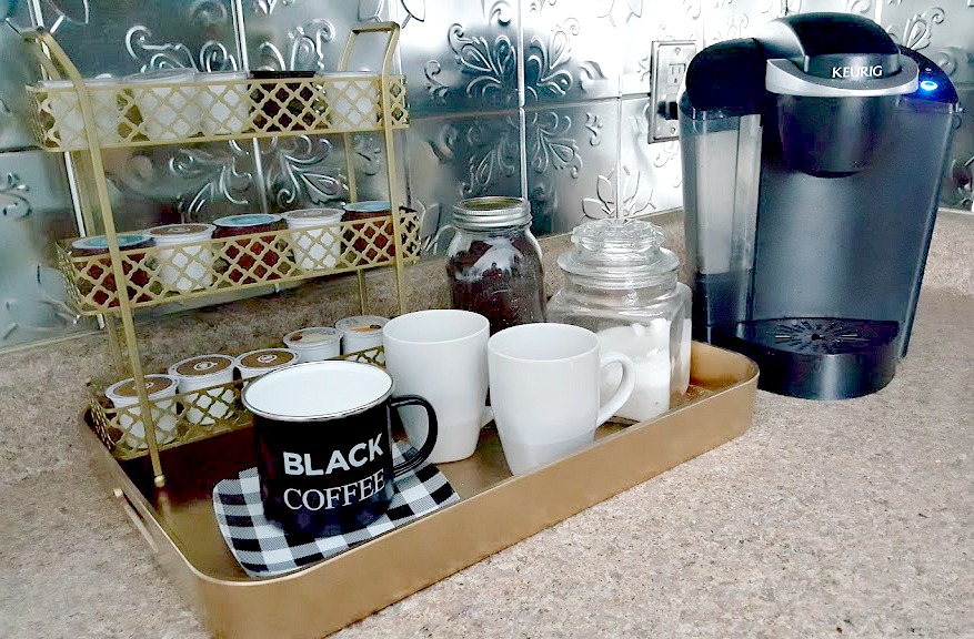 coffee station after